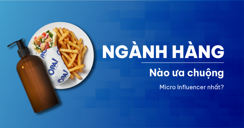 Ngành hàng nào ưa chuộng Micro Influencer nhất?