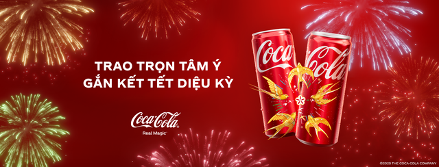 Coca-Cola khởi động chiến dịch Tết 2025 với thông điệp "Trao tâm ý, Gắn kết Tết diệu kỳ"