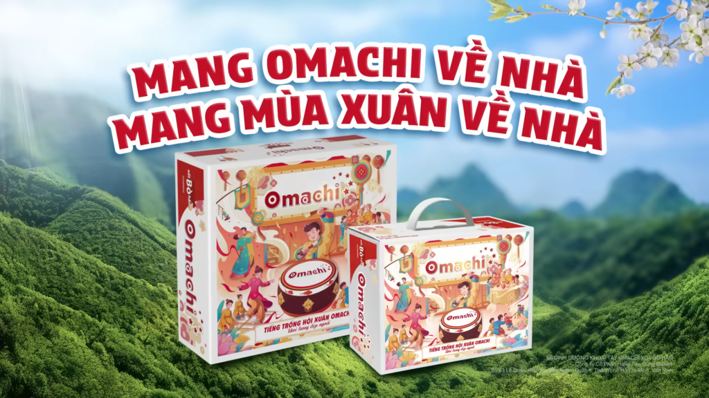 Omachi mang âm hưởng lễ hội qua chiến dịch Tết “Tiếng trống hội xuân”