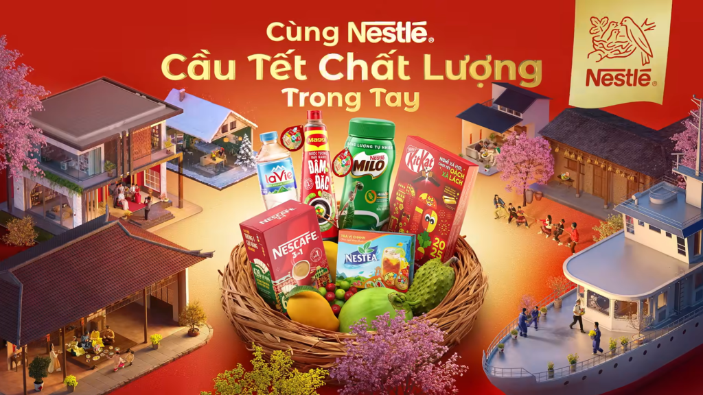 Nestlé khởi động chiến dịch Tết 2025: “Cầu Tết chất lượng trong tay”