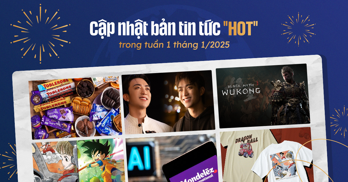 Cập nhật bản tin tức Marketing “hot” trong tuần 1 tháng 01/2025